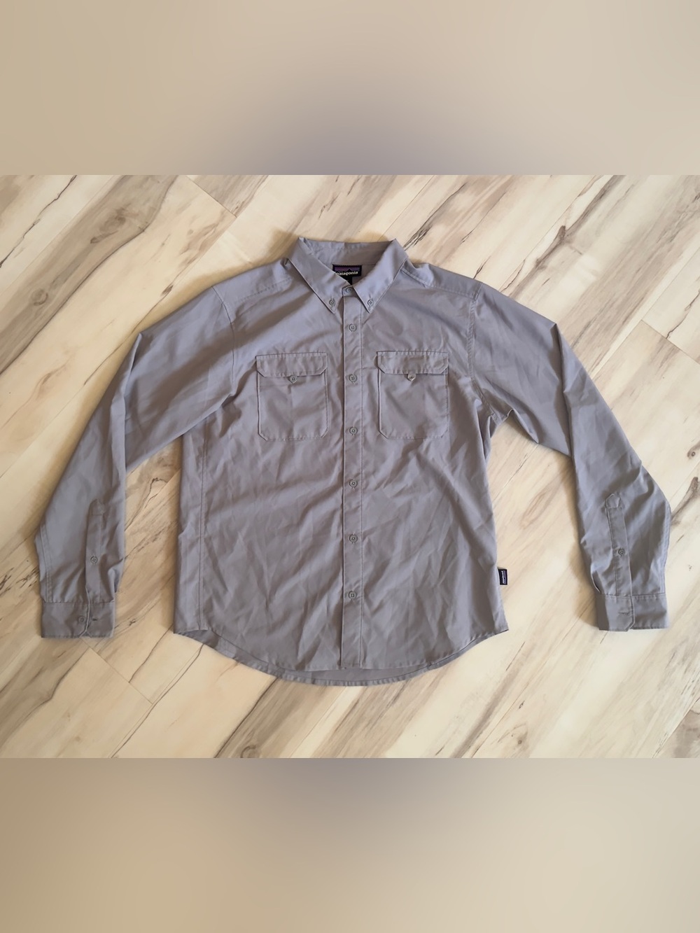 Patagonia Men's Fishing Shirt Light Gray